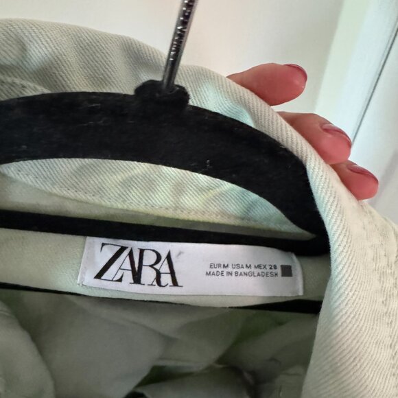 Zara Denim Jacket - Sage Green - Picture 4 of 4
